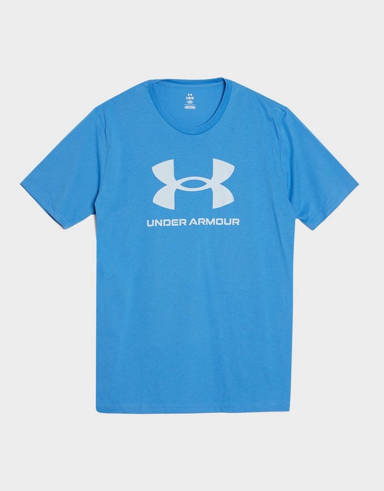 Tricou pentru bărbați UNDER ARMOUR TRICOU UA SPORTSTYLE LOGO UPDATE SS 1382911-402 Bleumarin