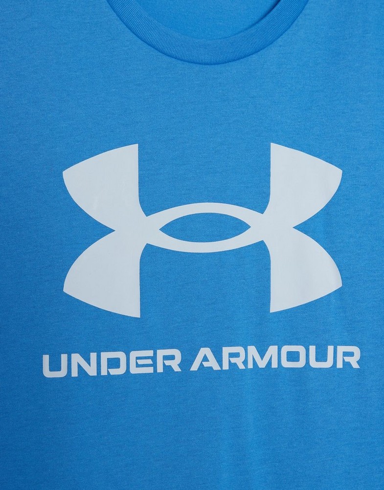 Tricou pentru bărbați UNDER ARMOUR TRICOU UA SPORTSTYLE LOGO UPDATE SS 1382911-402 Bleumarin