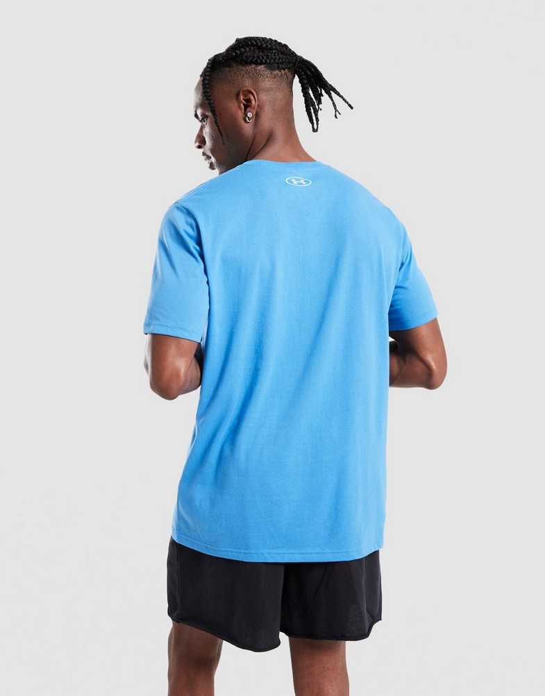 Tricou pentru bărbați UNDER ARMOUR TRICOU UA SPORTSTYLE LOGO UPDATE SS 1382911-402 Bleumarin