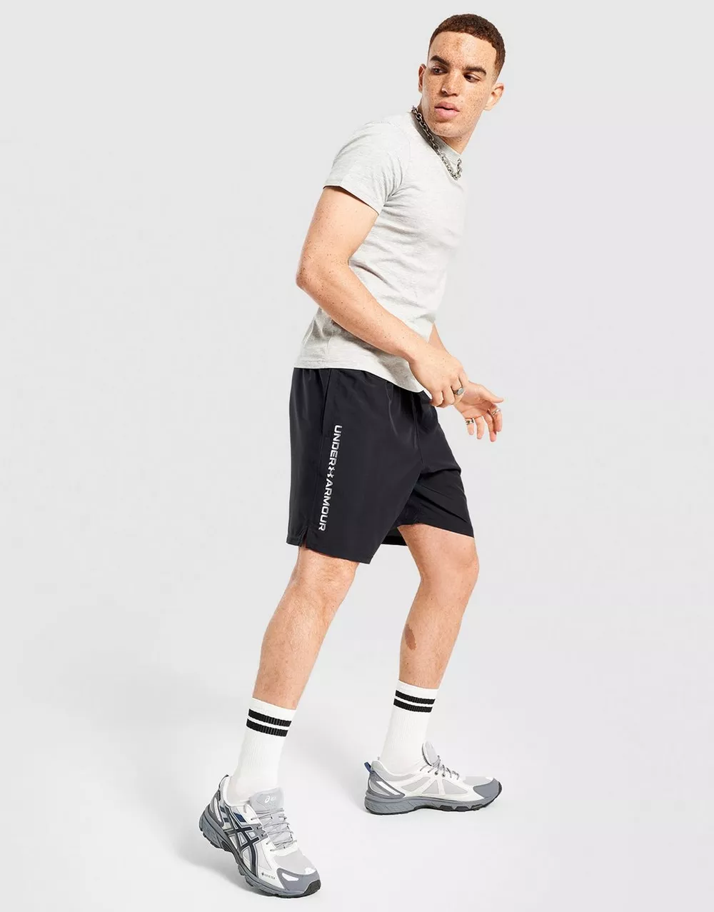 UNDER ARMOUR ШОРТИ UA TECH WOVEN WORDMARK SHORT, фото 1 з 4