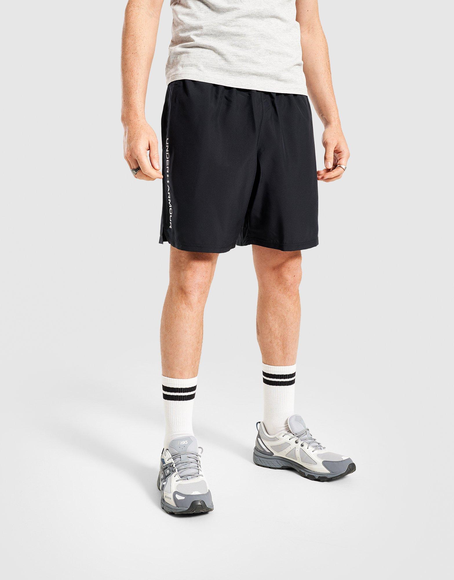 Pantaloni scurți pentru bărbați UNDER ARMOUR PANTALONI SCURȚI   UA TECH WOVEN WORDMARK SHORT 1383356-001 Negru
