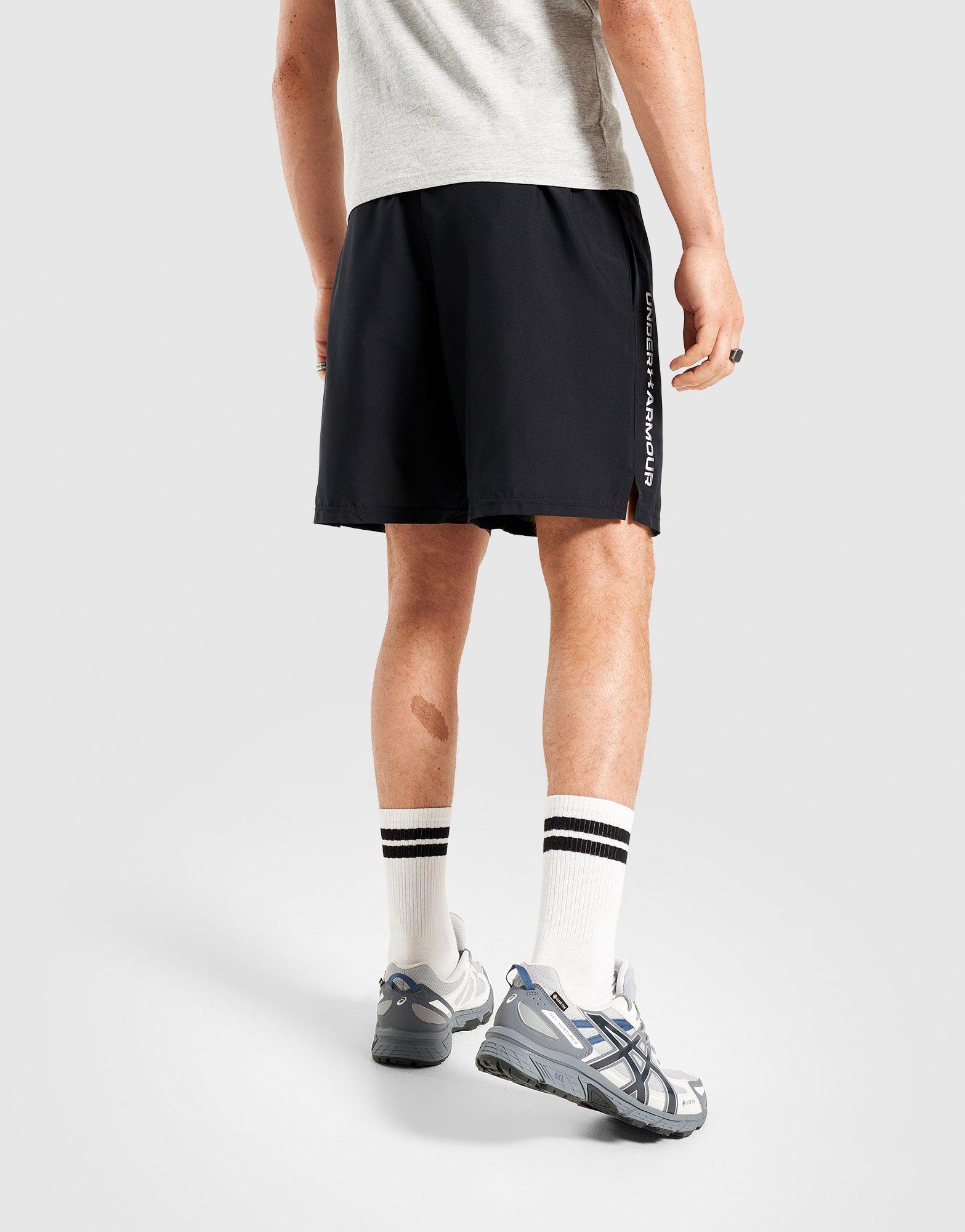 Pantaloni scurți pentru bărbați UNDER ARMOUR PANTALONI SCURȚI   UA TECH WOVEN WORDMARK SHORT 1383356-001 Negru