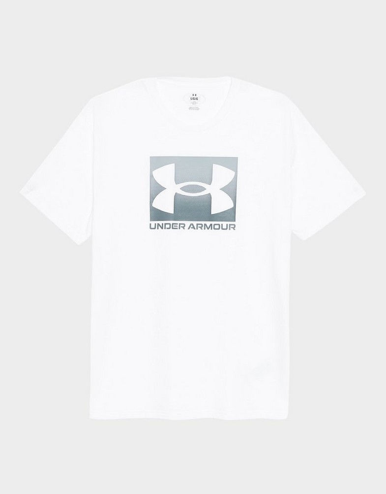 Koszulka, t-shirt męski UNDER ARMOUR T-SHIRT UA SPORTSTYLE LOGO UPDATE SS 1386793-100 Biały