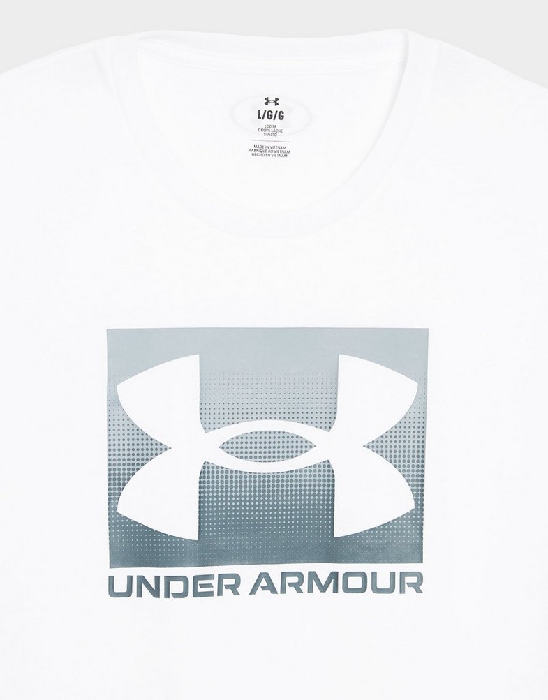 Koszulka, t-shirt męski UNDER ARMOUR T-SHIRT UA SPORTSTYLE LOGO UPDATE SS 1386793-100 Biały