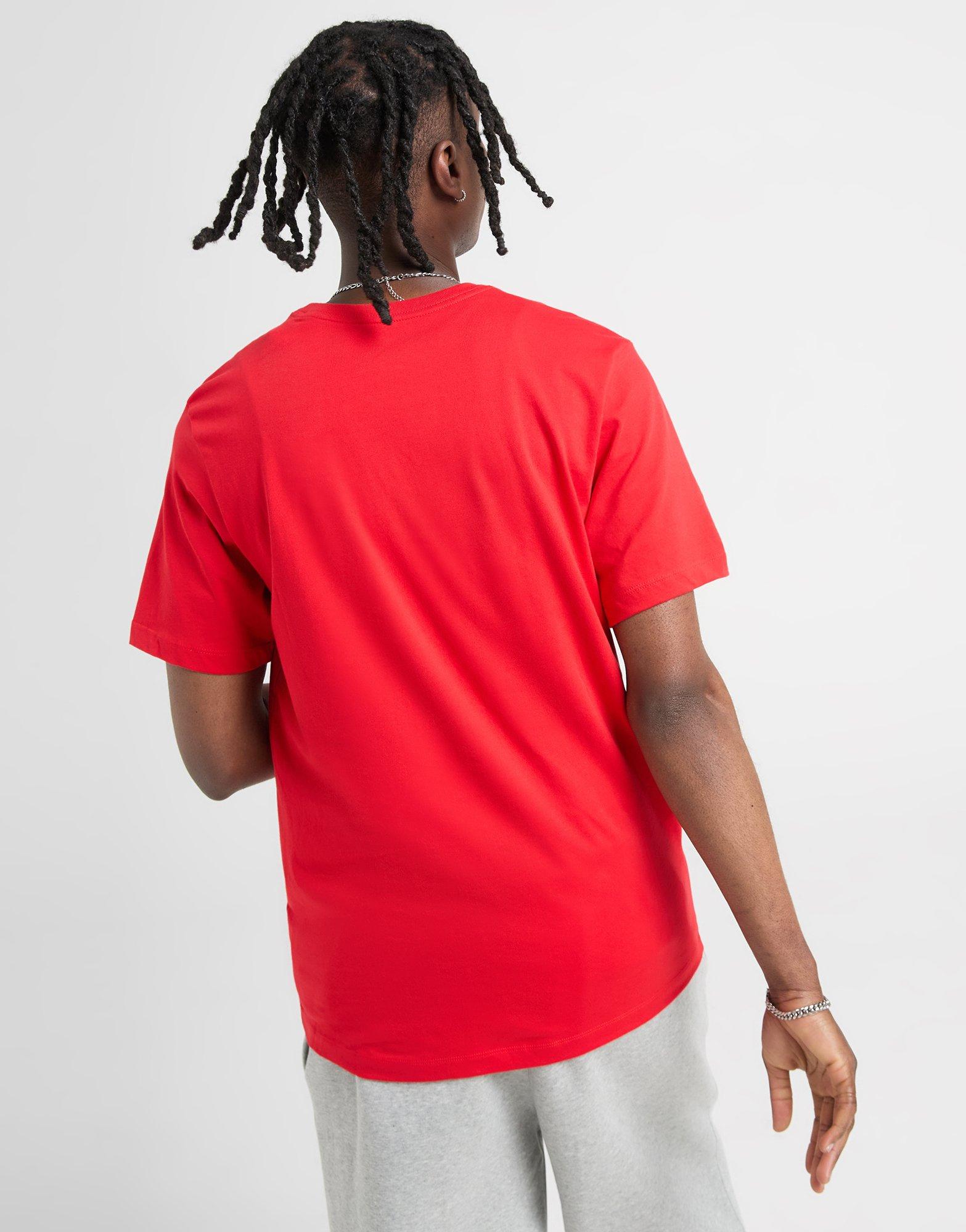 Vyriški marškiniai NIKE SPORTSWEAR CLUB MARŠKINĖLIAI AR4997-657 Raudona