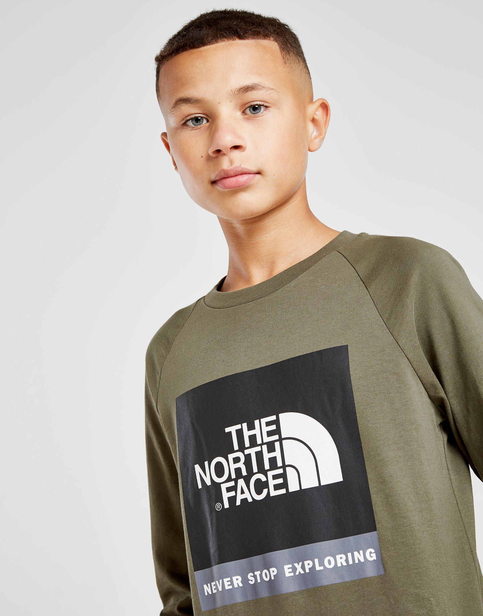 north face childrens t shirts