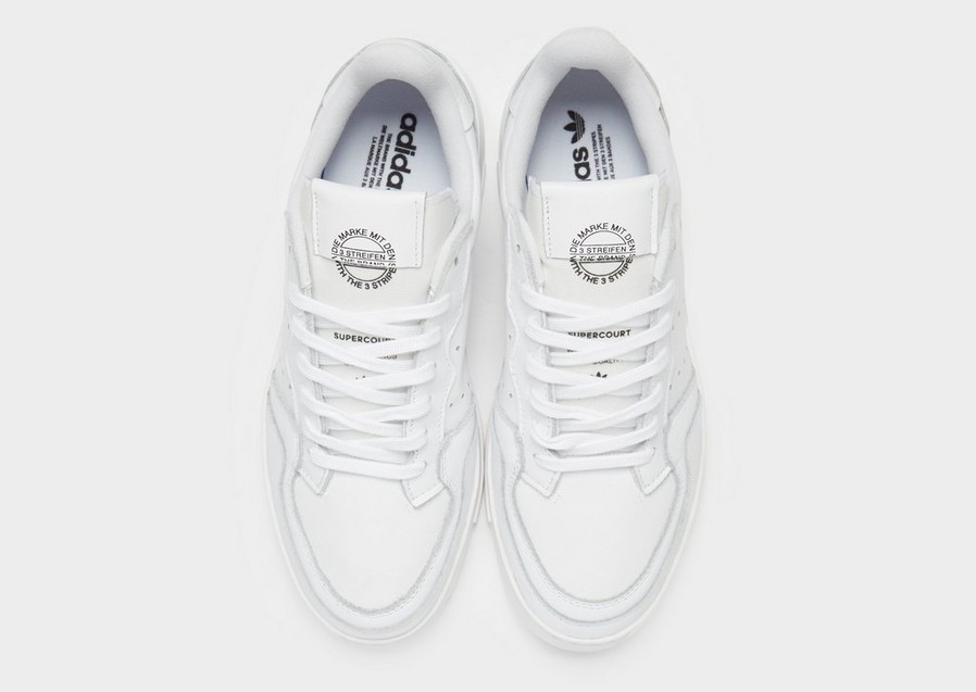 Buty sneakersy męskie ADIDAS SUPERCOURT  EE6037 Biały