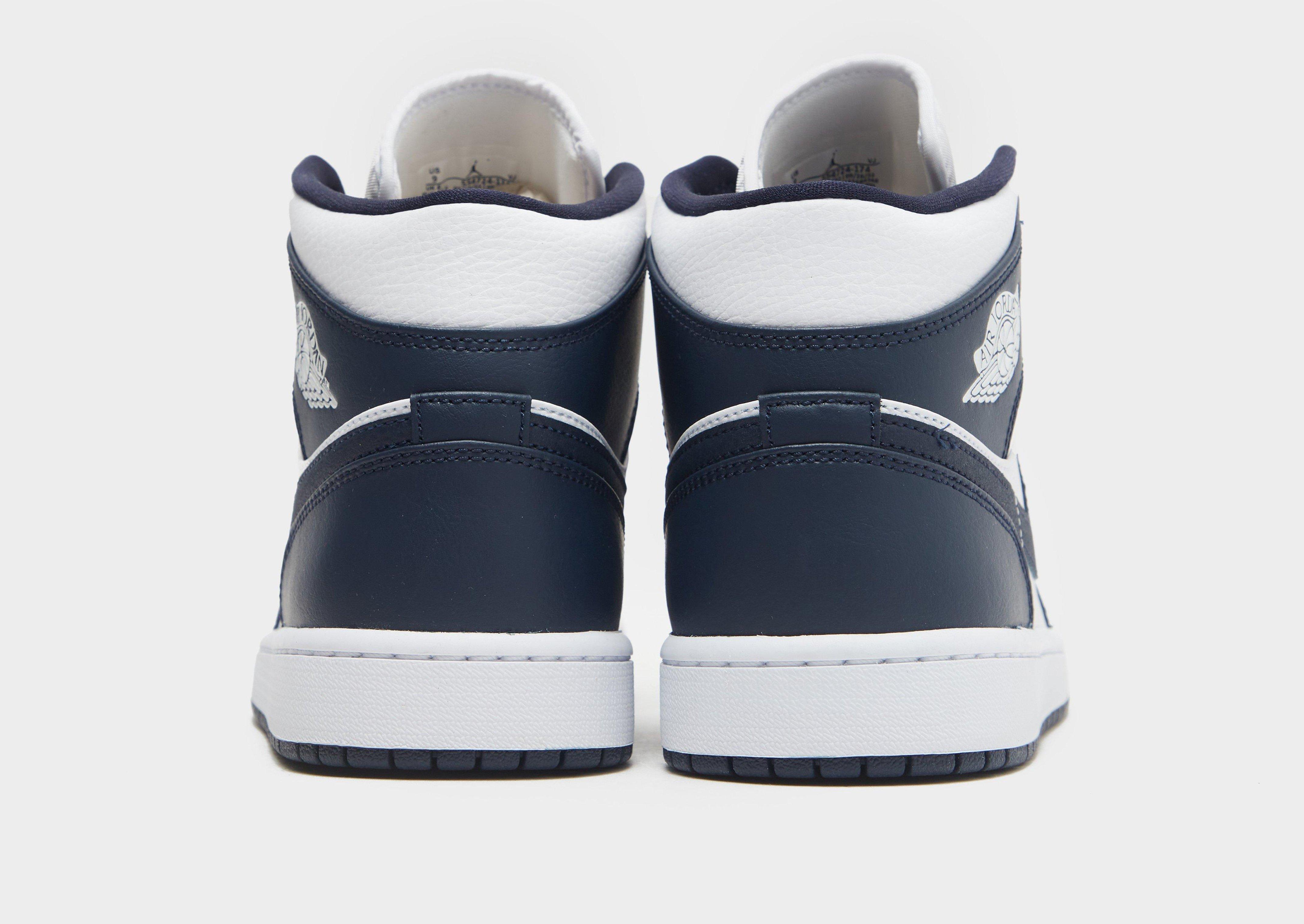 Kedai vyrams AIR JORDAN 1 MID SE 554724-174 Tamsiai mėlyna