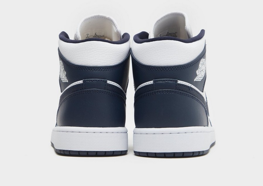 Buty sneakersy męskie AIR JORDAN 1 MID SE 554724-174 Granatowy