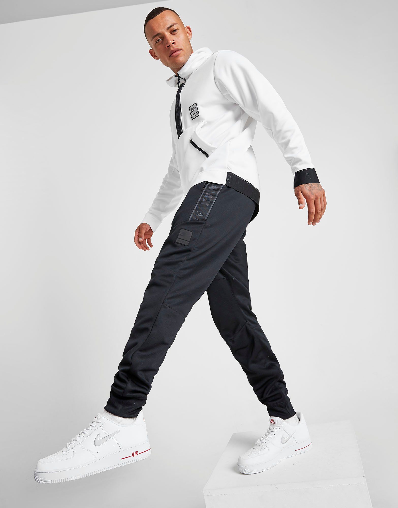 nike air max poly track pants black