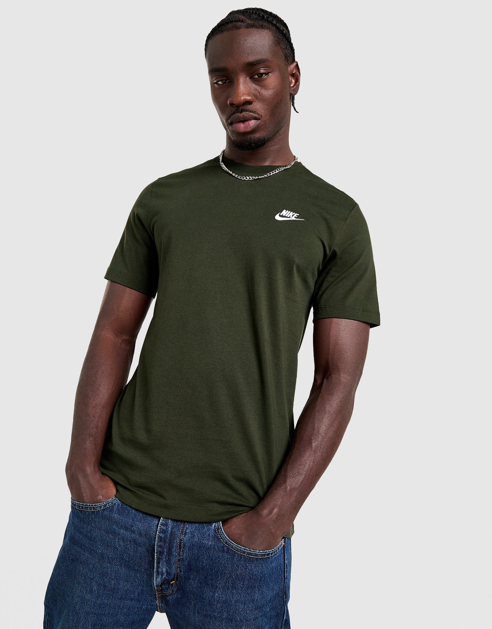 Мъжка тениска NIKE ТЕНИСКА M NSW CLUB TEE AR4997-355 Зелен