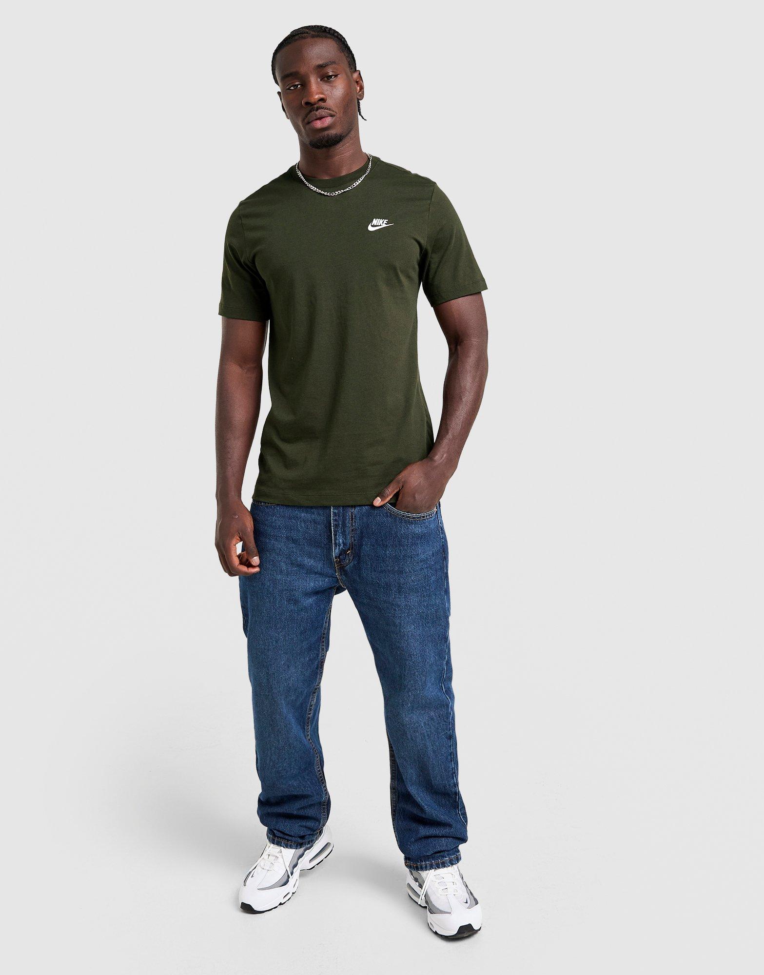 Мъжка тениска NIKE ТЕНИСКА M NSW CLUB TEE AR4997-355 Зелен