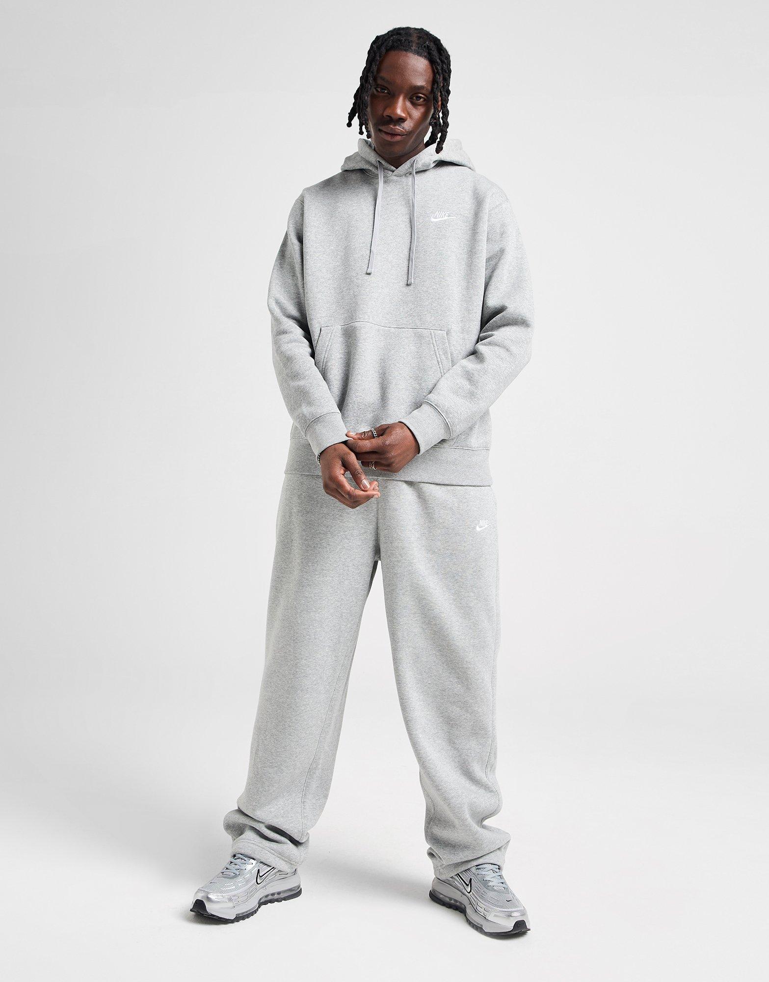 Мъжка блуза NIKE СУИТЧЪР С КАЧУЛКА SPORTSWEAR CLUB FLEECE BV2654-063 Сив