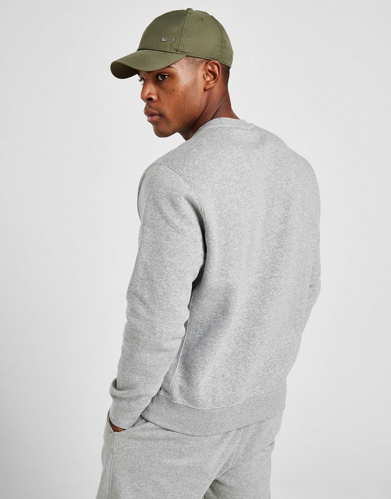Férfi pulóverek NIKE PULÓVER SPORTSWEAR CLUB FLEECE BV2662-063 Szürke