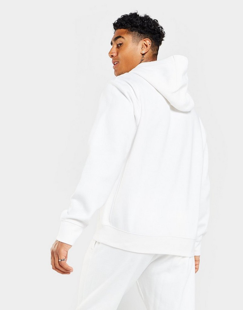 Férfi pulóverek NIKE PULÓVER KAPUCNIS SPORTSWEAR CLUB FLEECE BV2654-100 Fehér