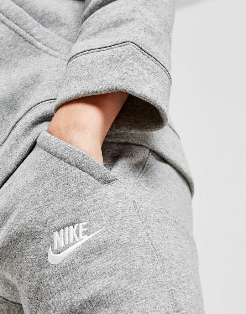 Komplet dresowy dziecięcy NIKE KOMPLET SPORTSWEAR FLEECE TRACKSUIT JUNIOR BOY BV3634-091 Szary