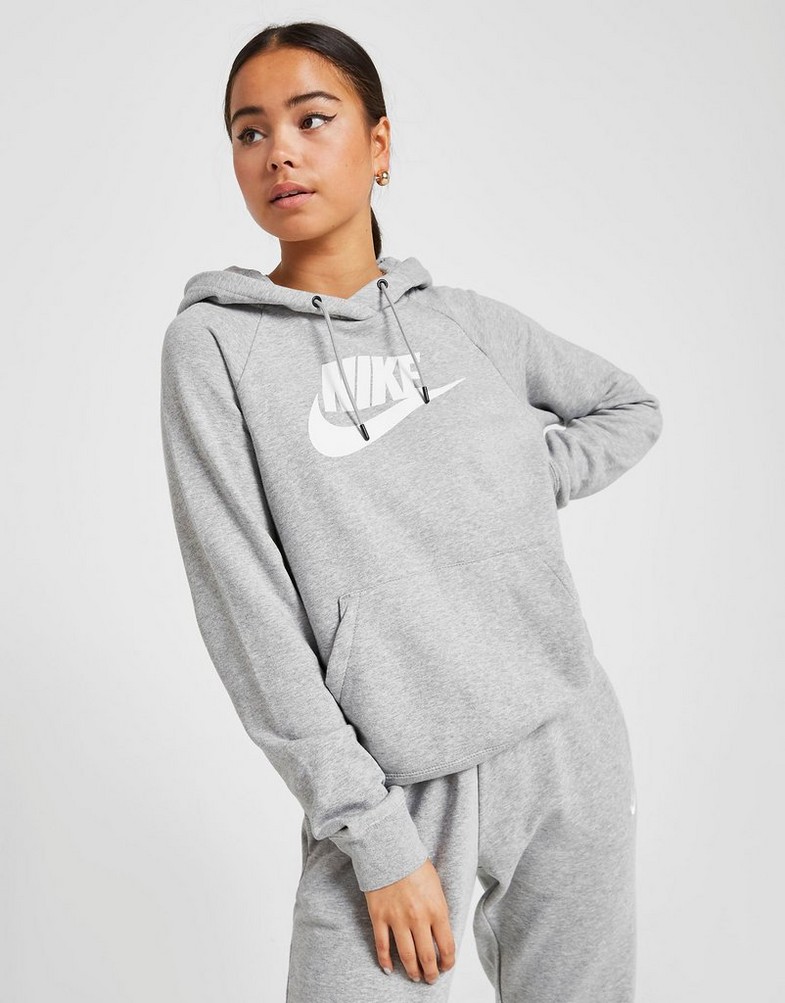 Bluza damska NIKE BLUZA Z KAPTUREM SPORTSWEAR ESSENTIAL BV4126-063 Szary