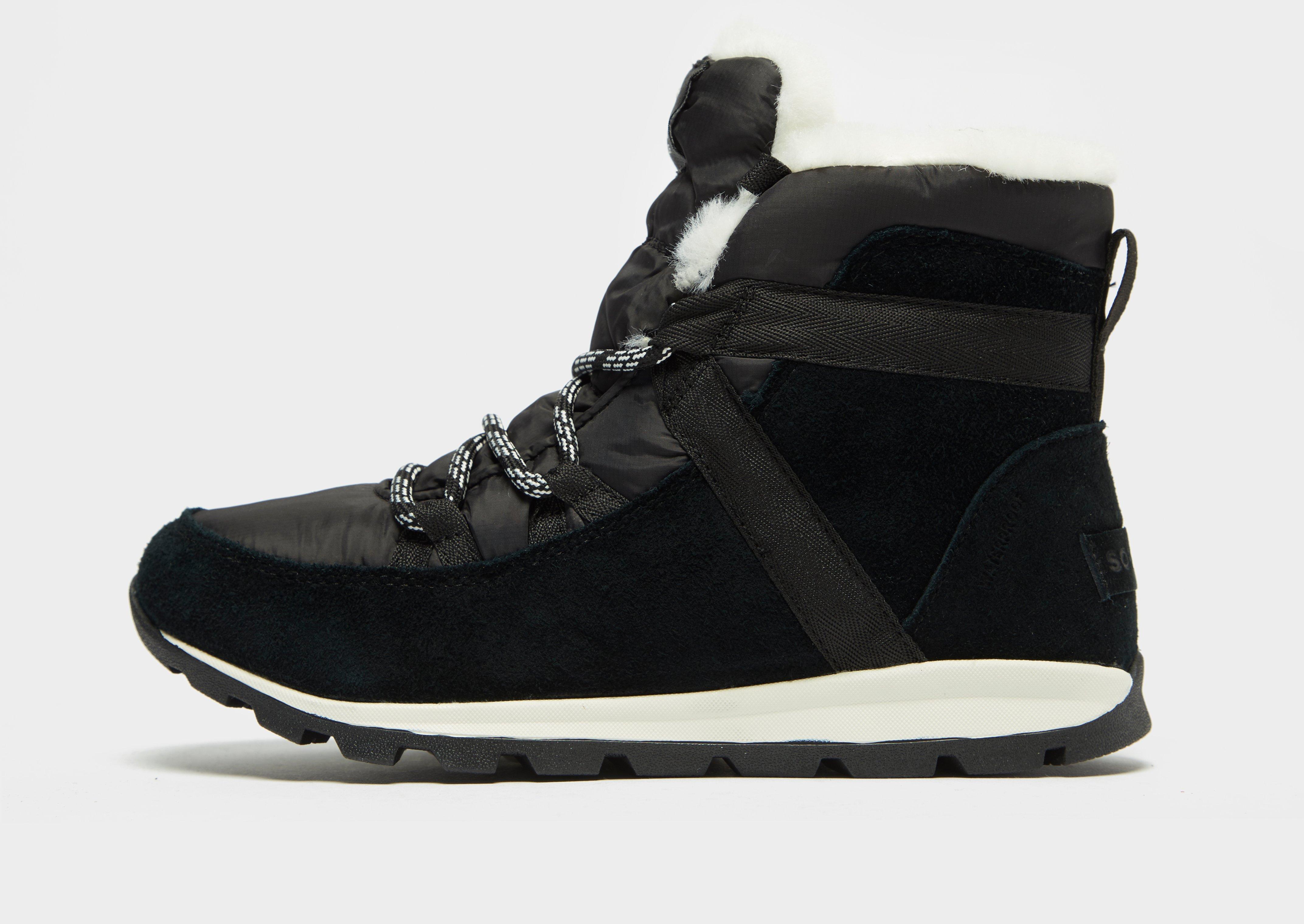 sorel whitney flurry boots black