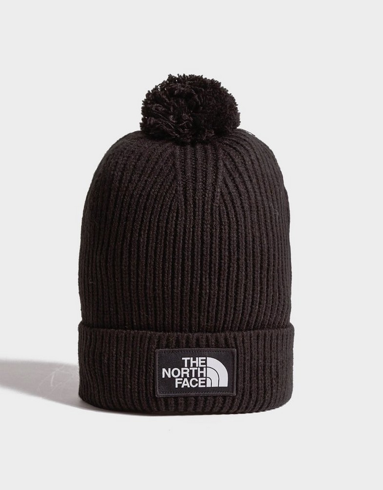 Czapka zimowa damska THE NORTH FACE CZAPKA ZIMOWA TNF BOX POM BEANIE NF0A3FN3JK3 Czarny