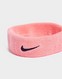 NIKE OPASKA SWOOSH H/B PNK/GRY NIKE HEAD/WRIST BANDS