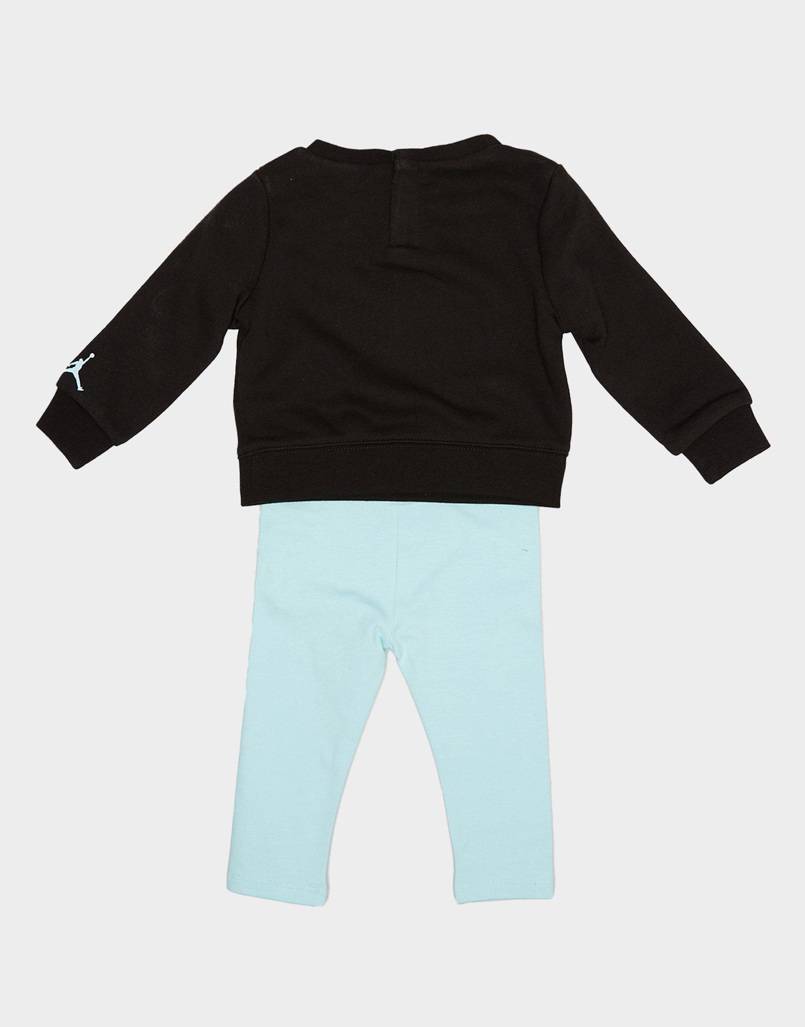 Komplet dresowy dziecięcy JORDAN KOMPLET JDG WJ BROOKLYN FLC LEEGING SE 15C791-F08 Czarny