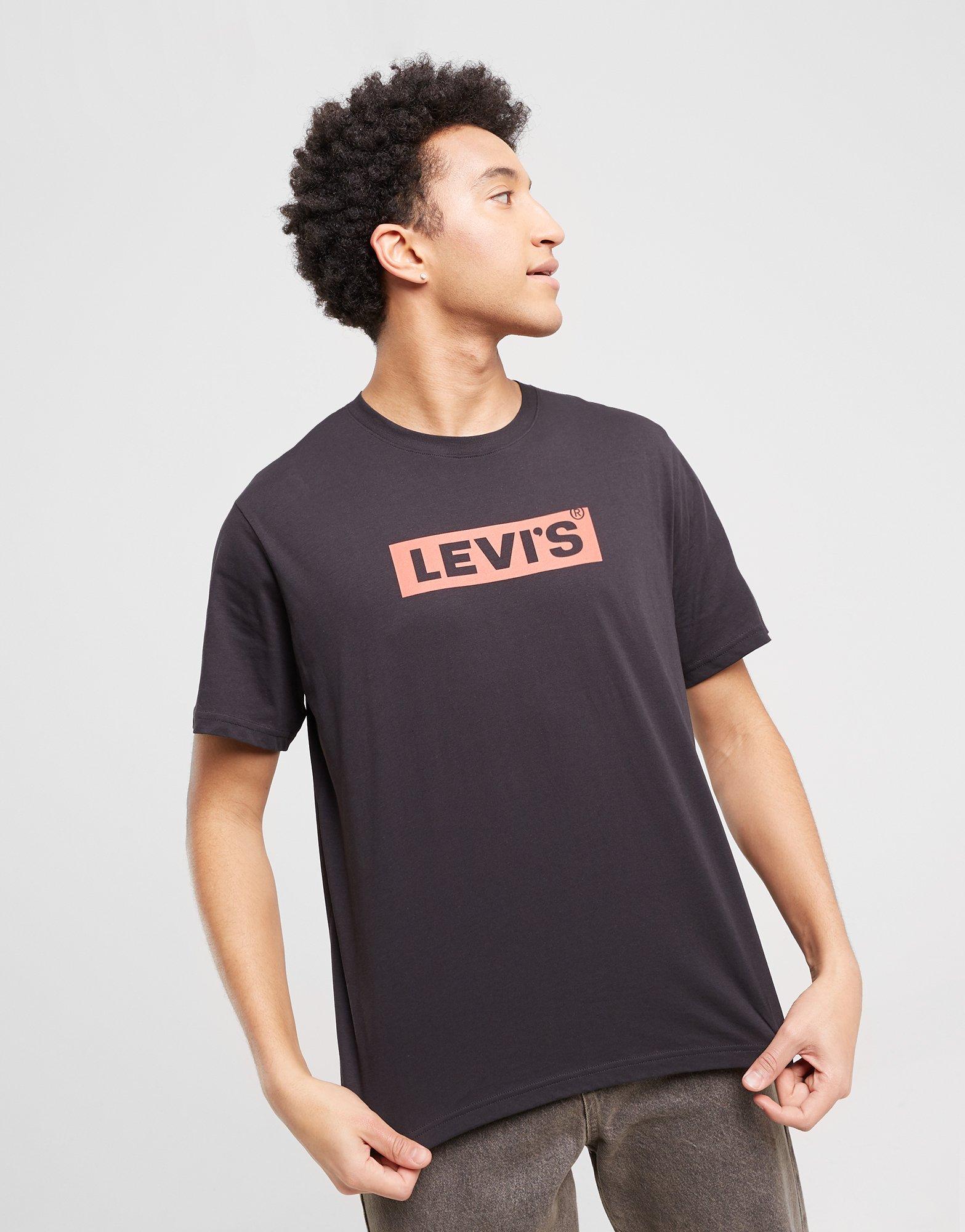 Levis T Shirt Ss Relaxed Fit Tee 161430198 Kolor Czarny Męskie Ubrania W Jd Sports 