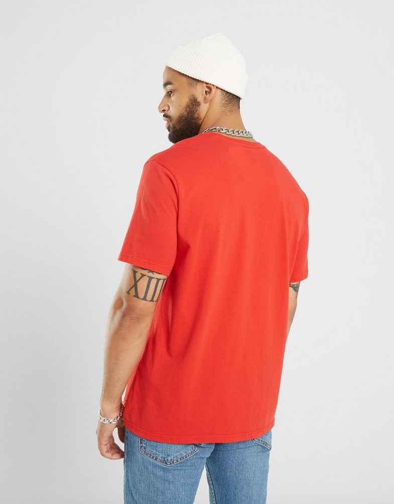 Pánske tričko LEVI'S TRIČKO SS RELAXED FIT TEE 16143-0728 Červená