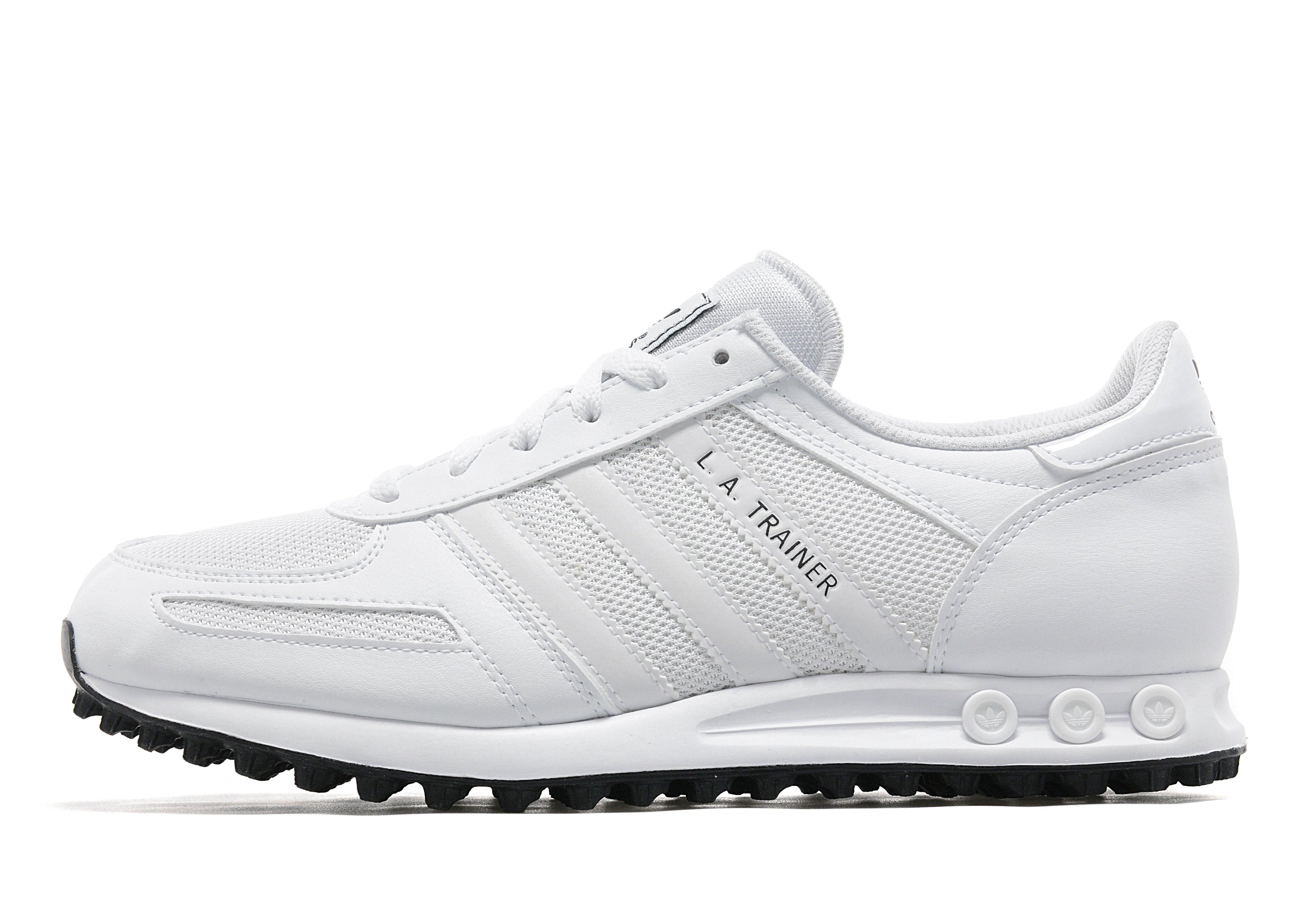 la trainer adidas white