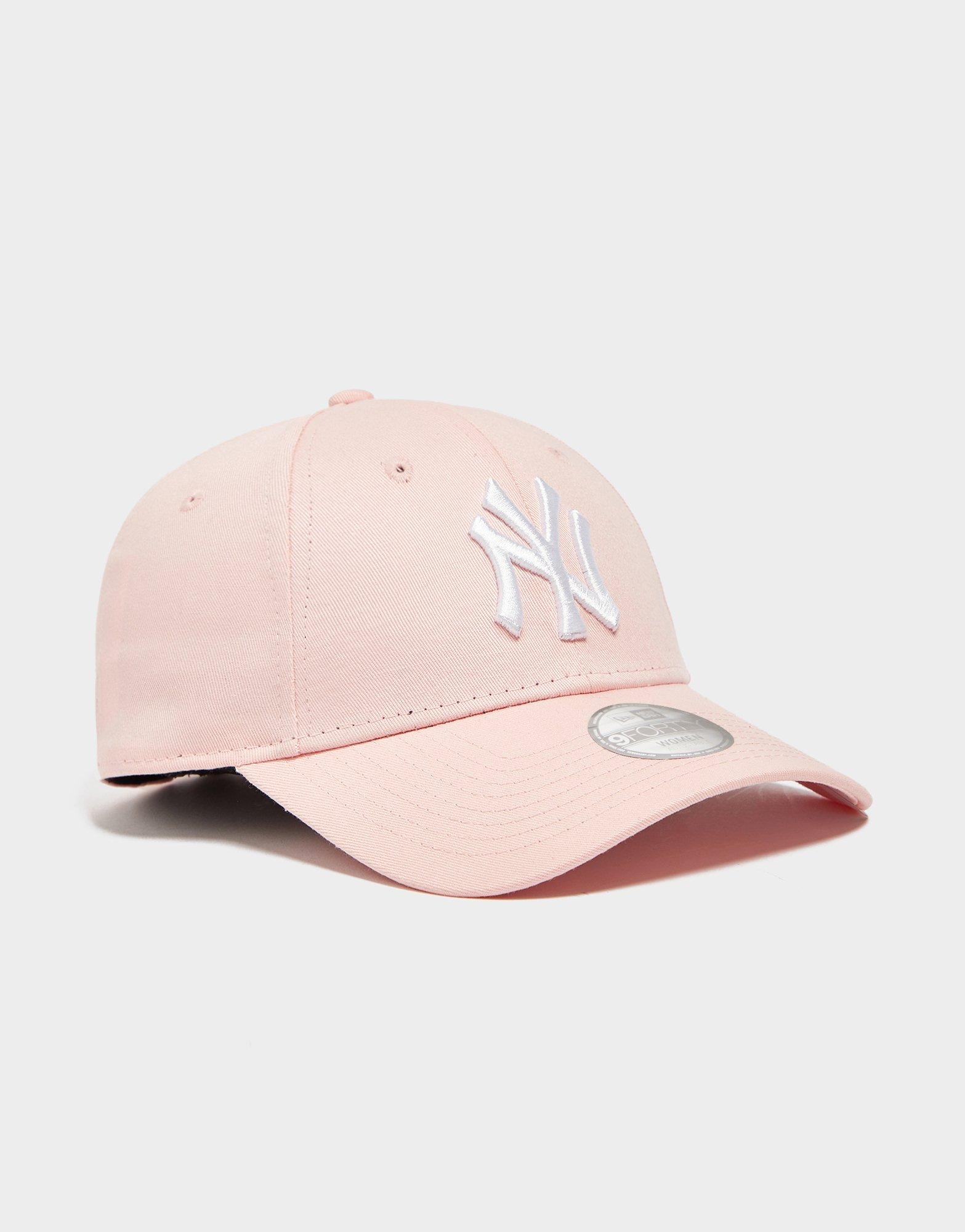 Czapka z daszkiem damska NEW ERA MLB 9FORTY NEW YORK YANKEES CAP ESSENTIAL NY YANKEES 80489299 Różowy