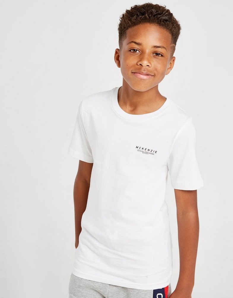 Detské tričko MCKENZIE TRIČKO ESSENTIAL TRIČKO JUNIOR MCKTJ13420 Biela