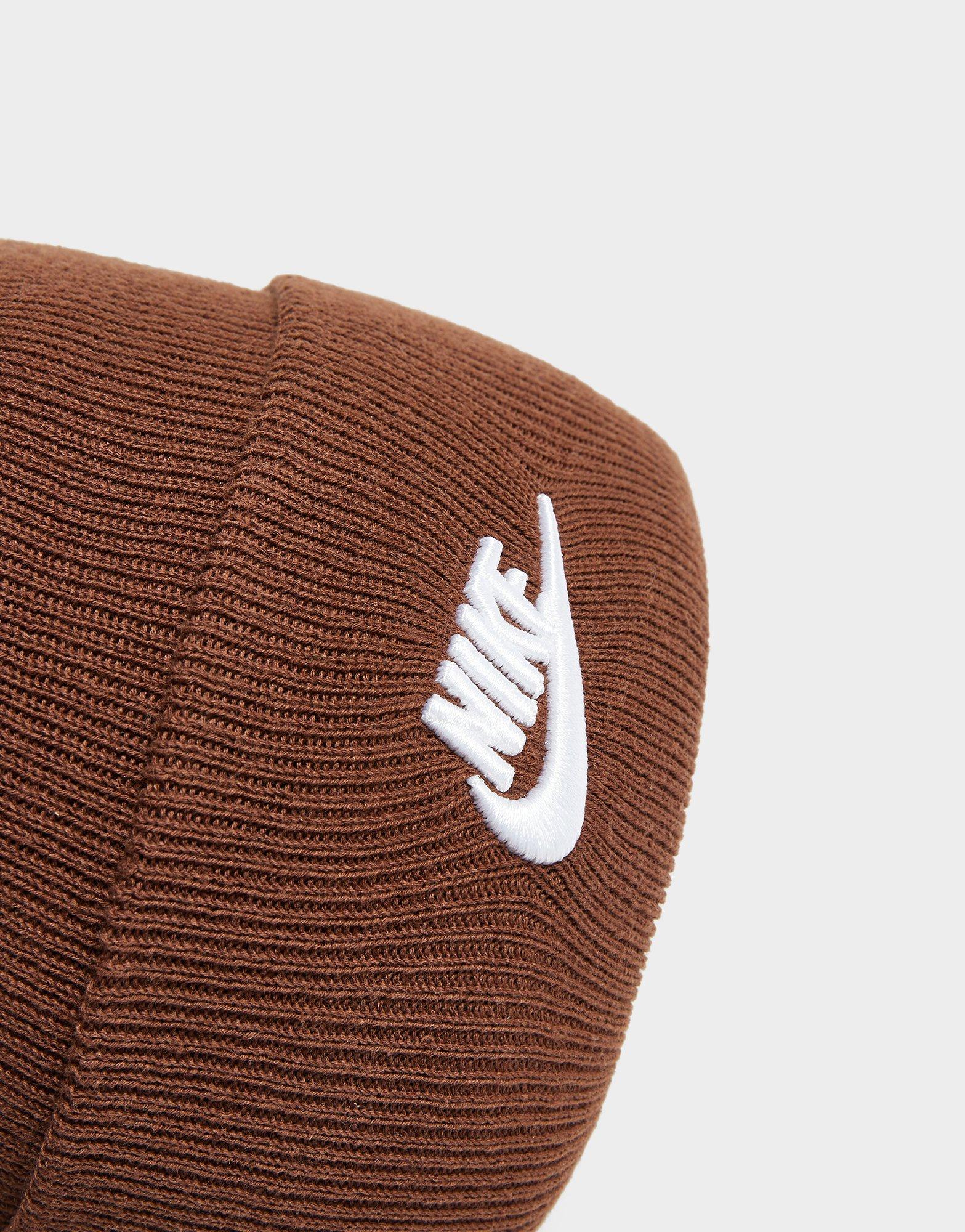 Дамска зимна шапка NIKE ЗИМНА ШАПКА U NSW BEANIE UTILITY FUTURA DJ6224-259 Кафяв