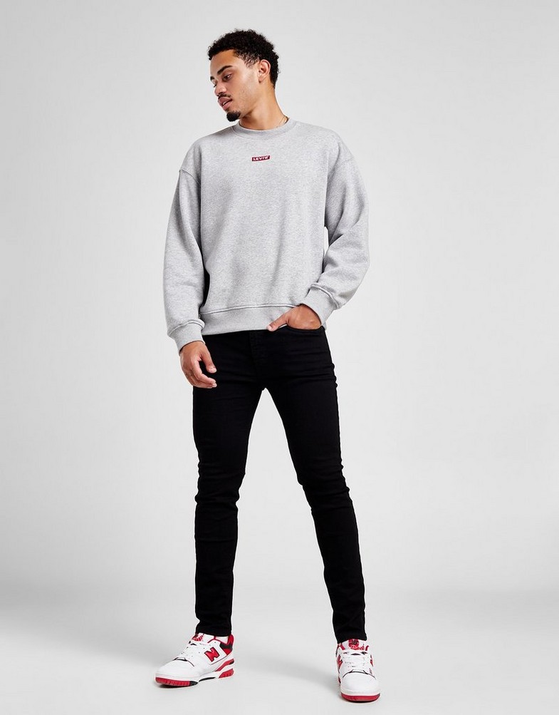 Męskie LEVI'S SPODNIE 519 SKINNY BLK 85797-0000 Czarny
