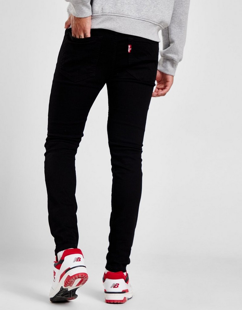Męskie LEVI'S SPODNIE 519 SKINNY BLK 85797-0000 Czarny