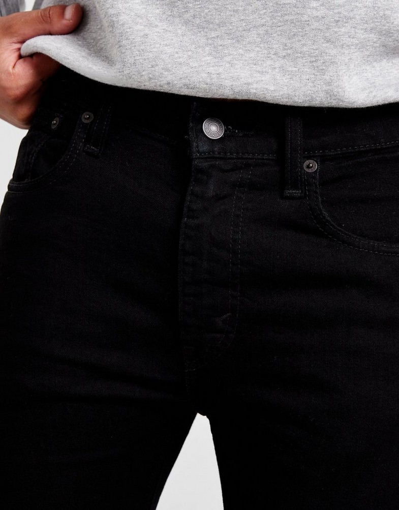 Męskie LEVI'S SPODNIE 519 SKINNY BLK 85797-0000 Czarny