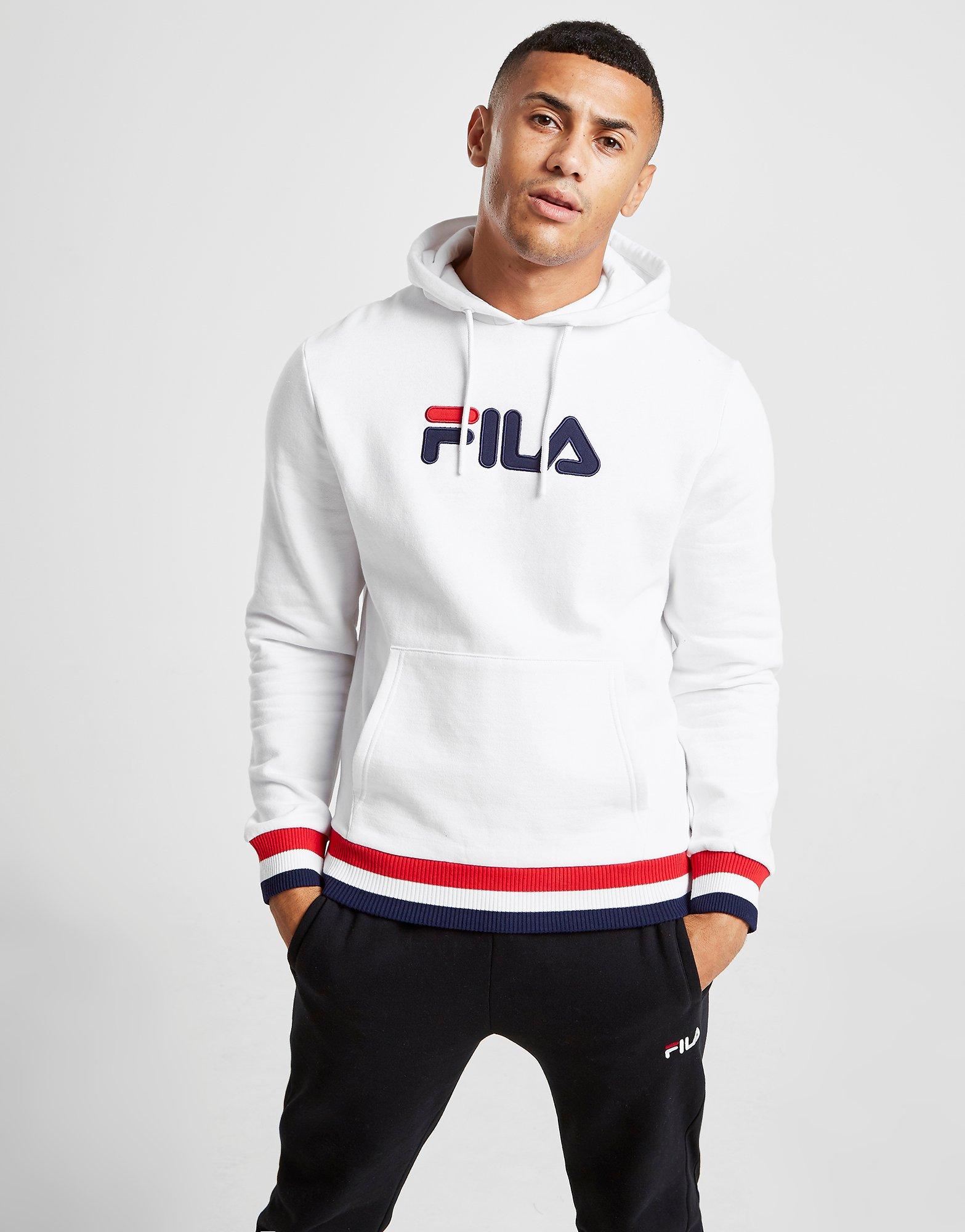 fila white hoodie