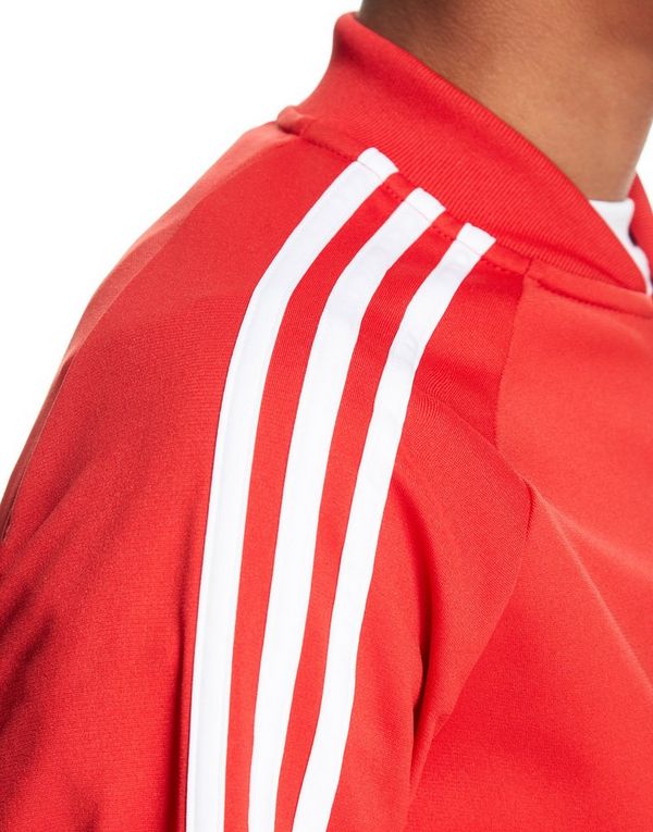 adidas originals superstar track top junior red adidas originals superstar track top junior red