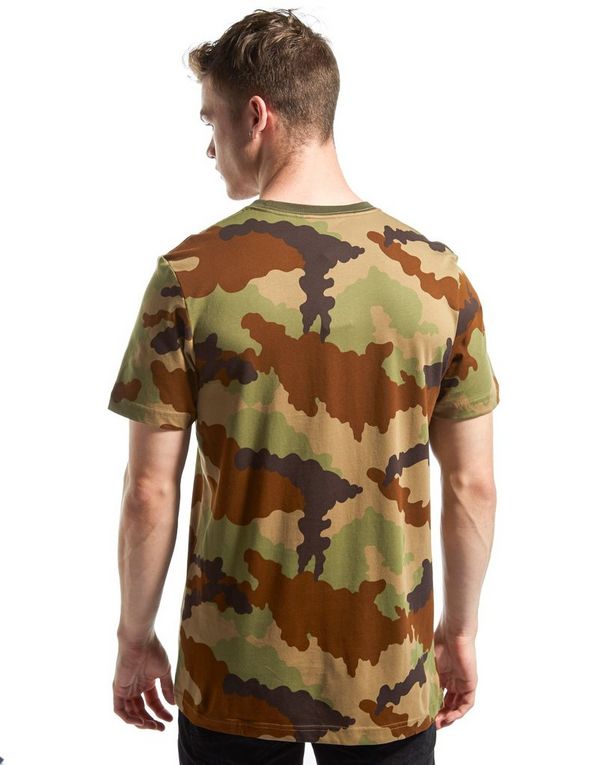 adidas originals camo trefoil t shirt khaki adidas originals camo trefoil t shirt khaki