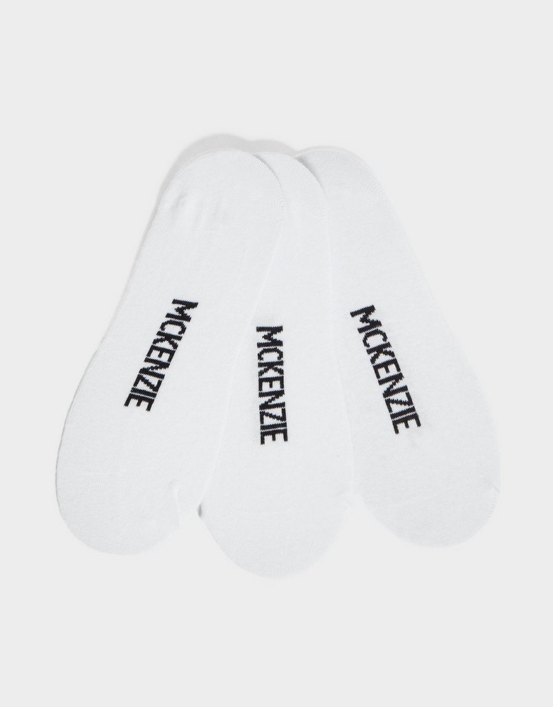 Női zokni MCKENZIE ZOKNI 3PK INV SOCK WHT SOCK PACKS