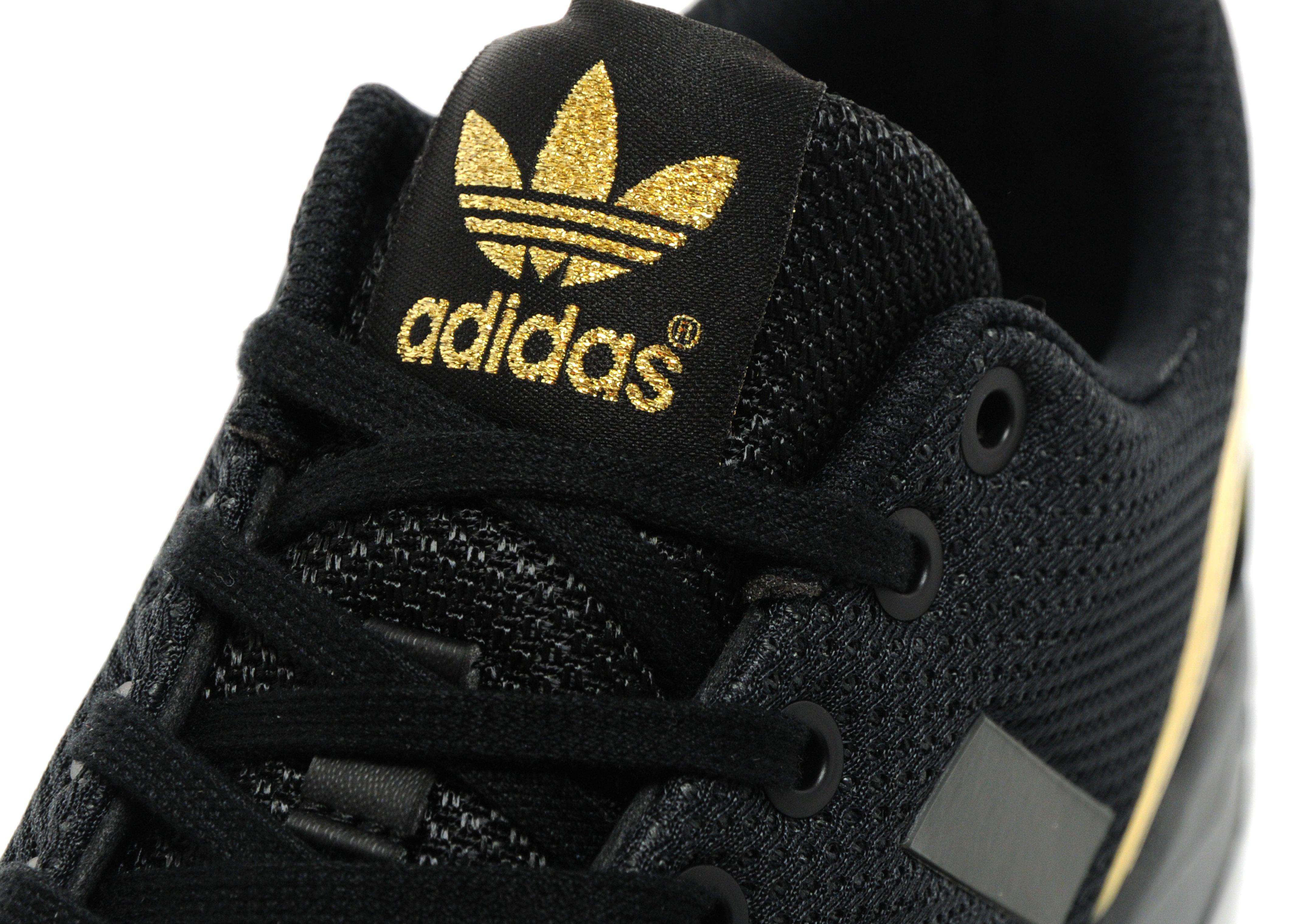 adidas zx flux black copper metallic gold s78977