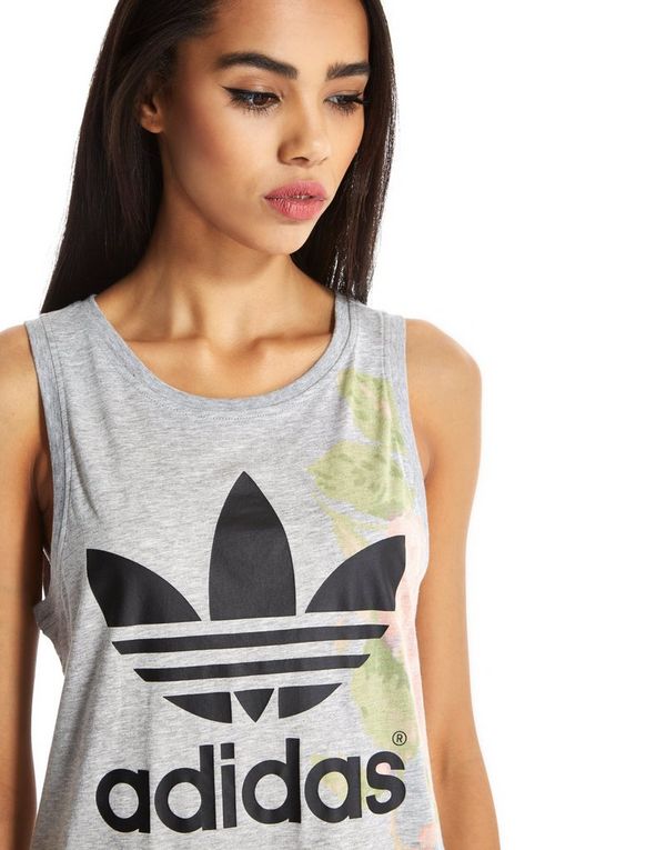 adidas Originals 'Rose Collection' Pastel Rose Tank Dress | JD Sports