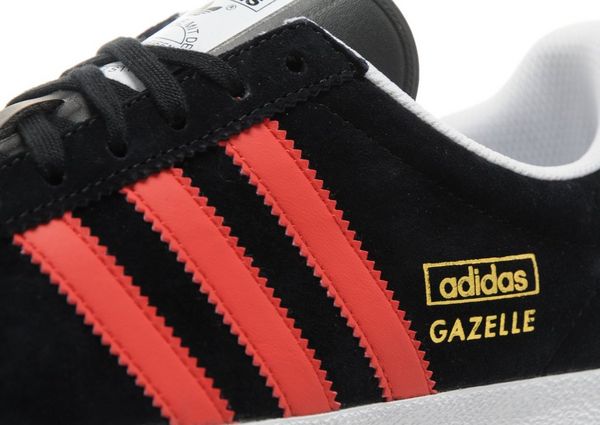 adidas gazelle black red stripes adidas gazelle black red stripes