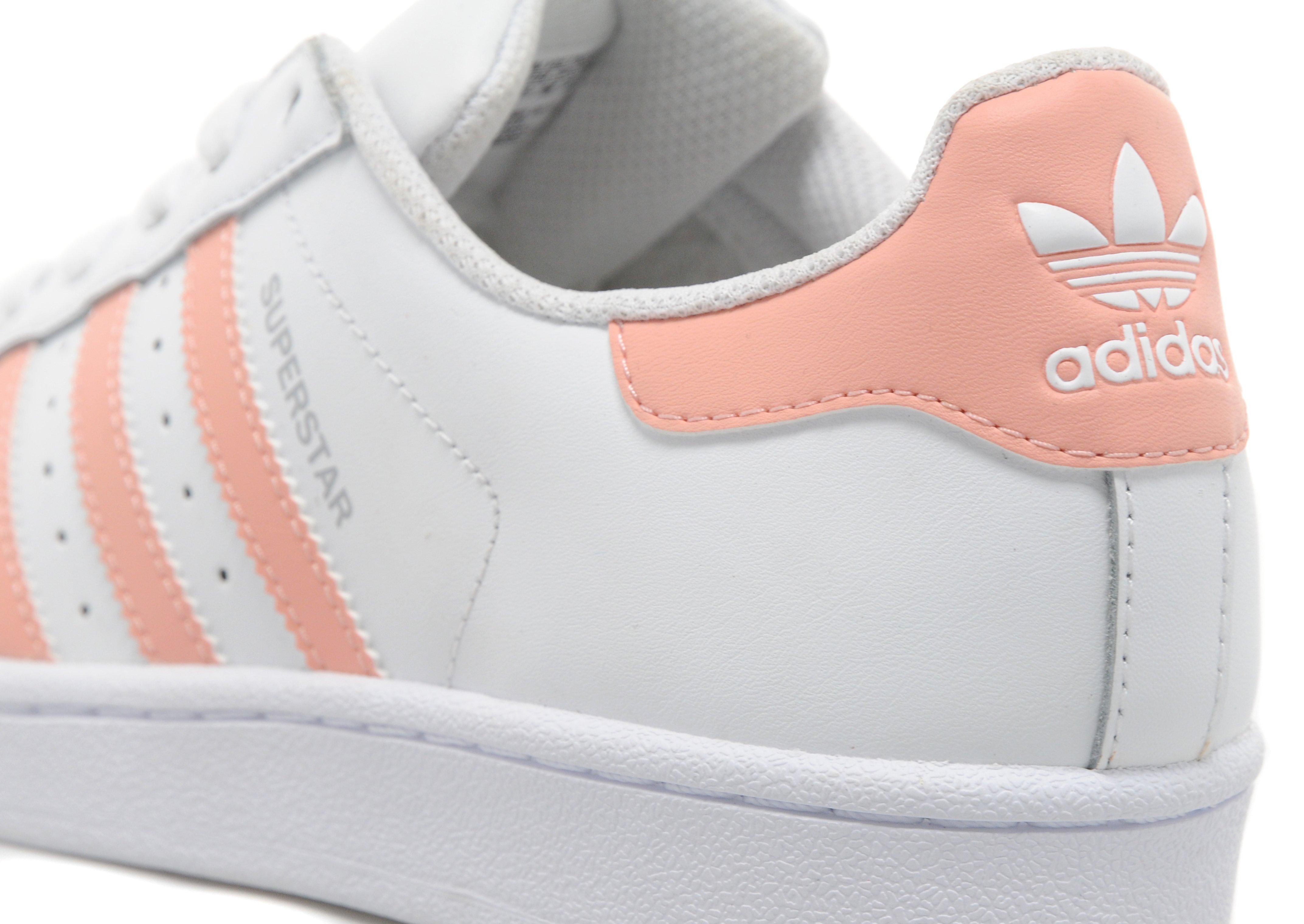 adidas superstar peach color