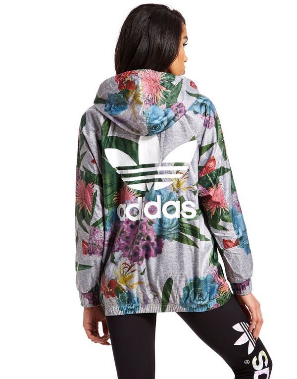 Adidas floral jacket