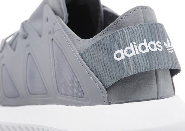 women's adidas light grey tubular viral material trainers women's adidas light grey tubular viral material trainers