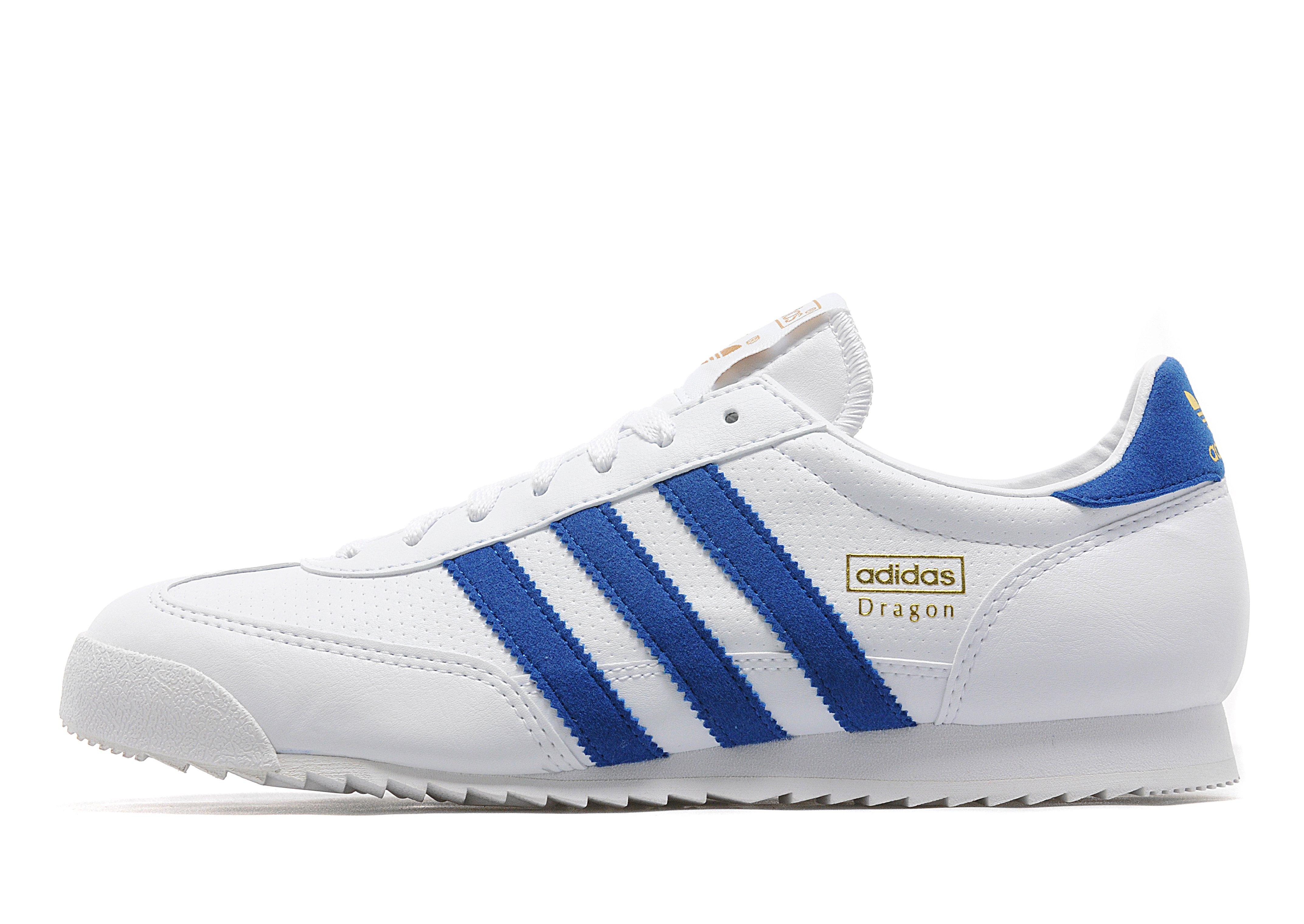 adidas dragon blue and white