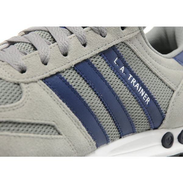 Adidas La Trainer Grey And Blue Adidas La Trainer Grey And Blue