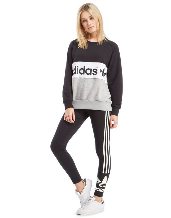 adidas original jam block crew neck