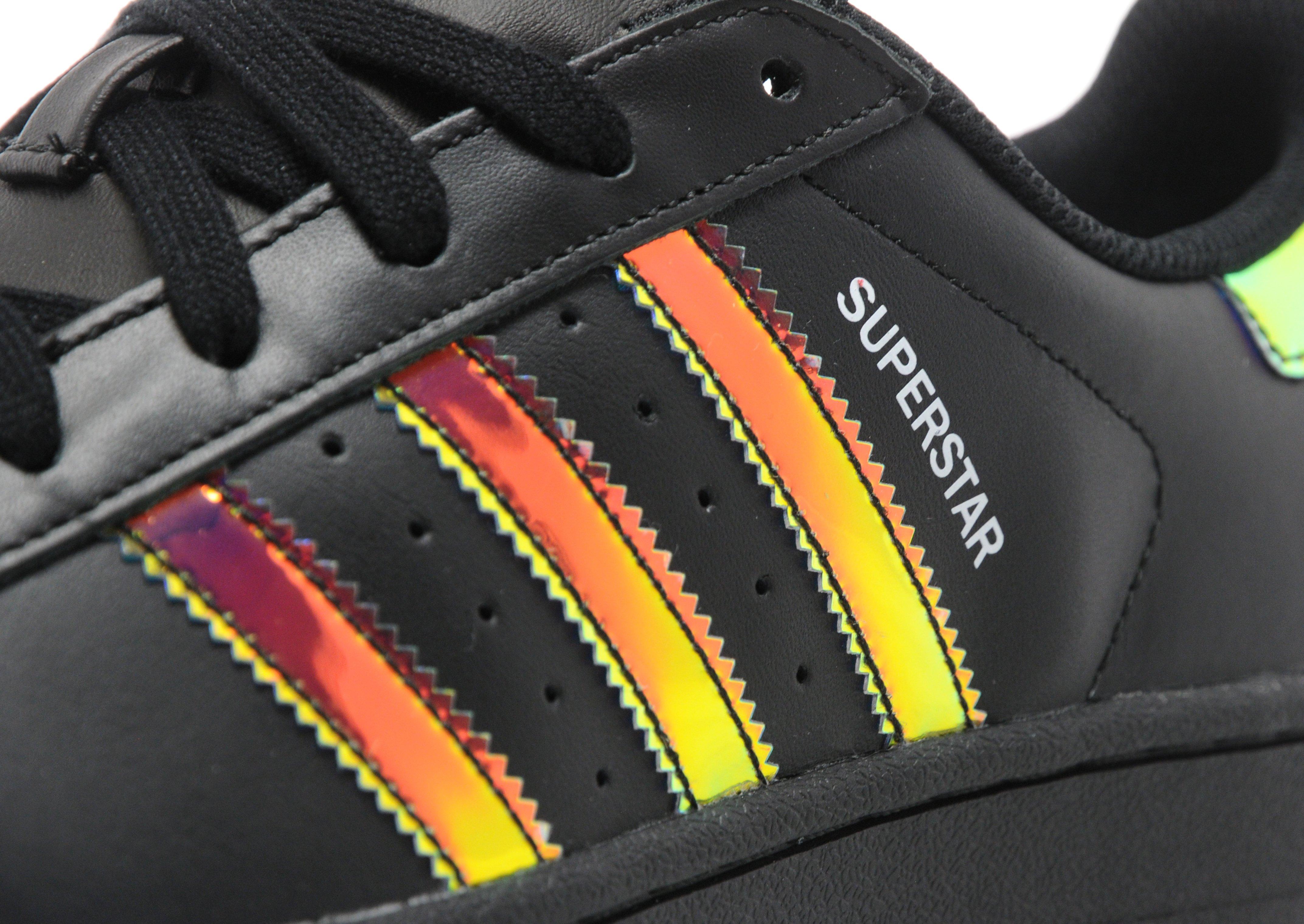 adidas superstar black junior