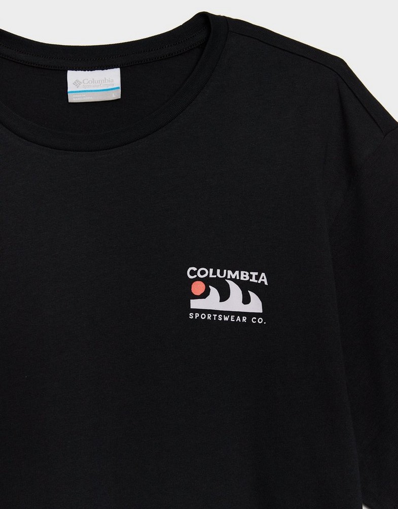 Pánske tričko COLUMBIA TRIČKO EXPLORERS CANYON BACK SS TEE 2036451-004 Čierna
