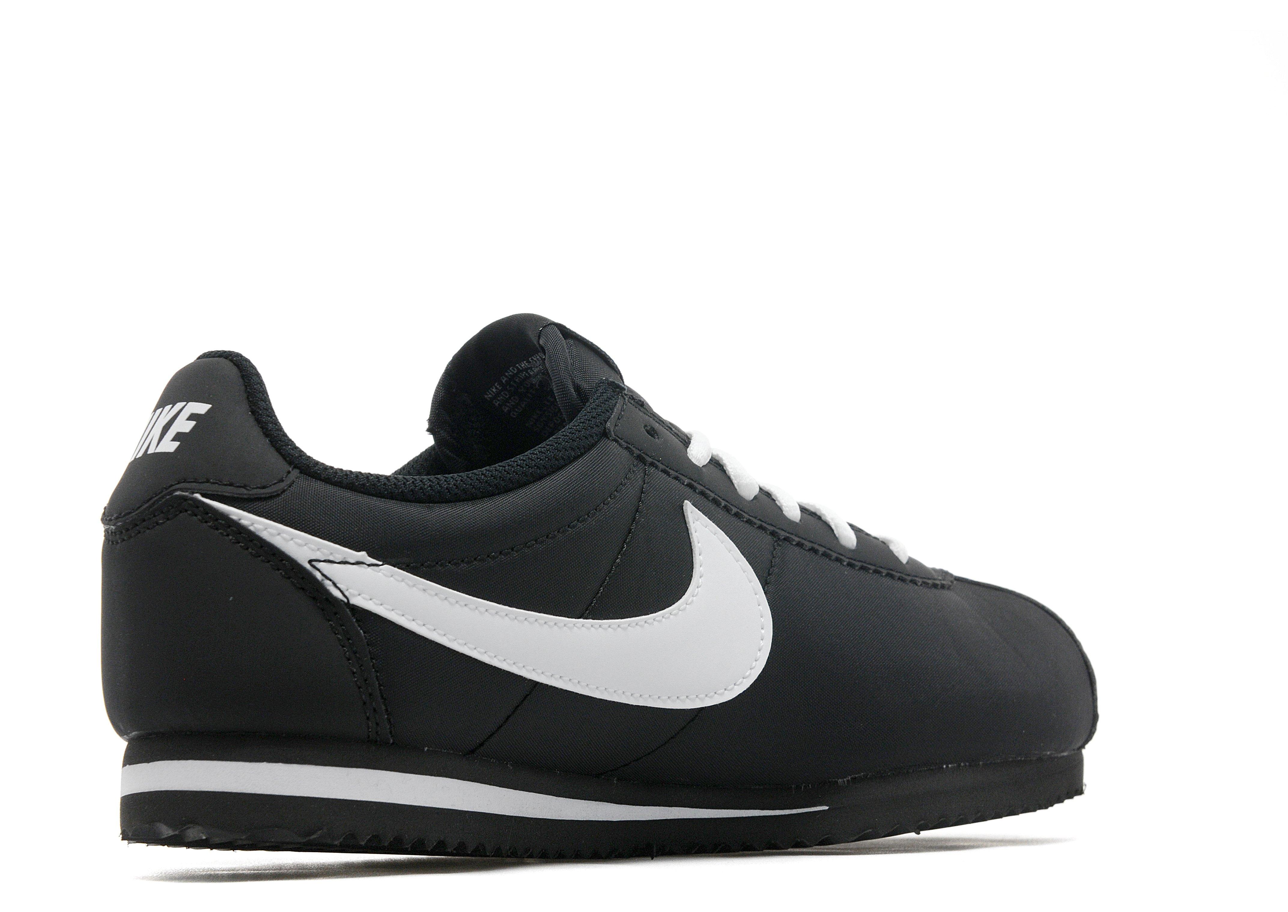 black nike cortez junior